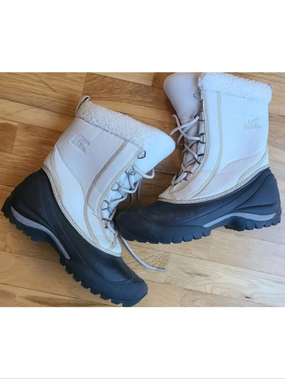 Sorel Cumberland Boot Turtle Dove 9.5 Hiking Cabincore Travel Gorpcor